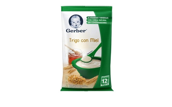 Cereal de trigo con miel Etapa 4 de Gerber (bolsa con 300 gramos)