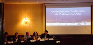 Presentación en conferencia de prensa del Observatorio Ciudadano de Calidad del Aire (OCCA)
