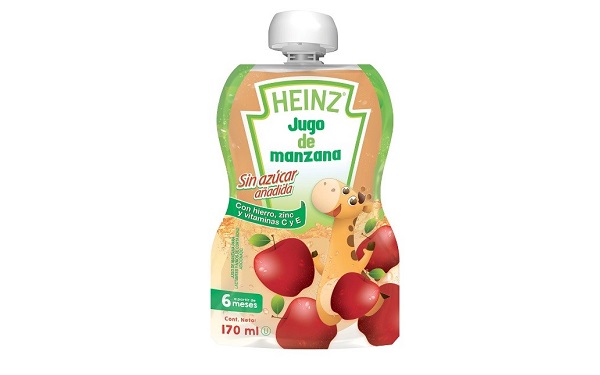 Jugo de manzana Heinz (envase de 170 mililitros)