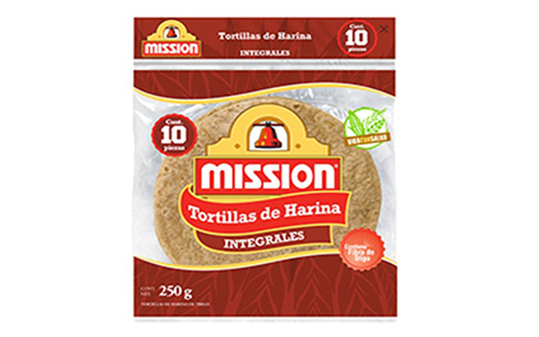 Tortillas integrales Mission de Bimbo