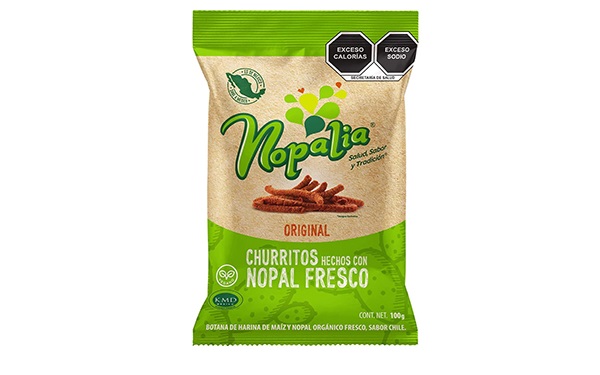 Churritos Nopalia (paquete de 100 gramos)