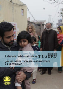 Portada del documento sobre la película Tigers, del director bosnio Danis Tanovíc