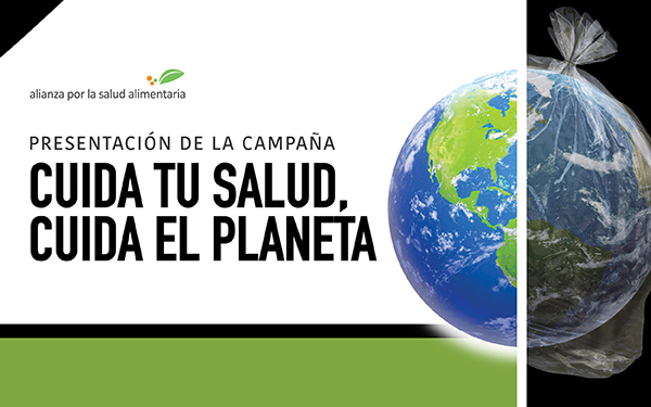 Banner de la presentación de la campaña Cuida tu salud, cuida el planeta
