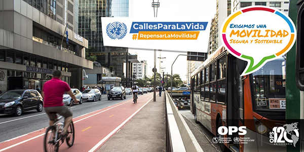 Banner de la 7ª Semana Mundial de la ONU para la Seguridad Vial 2023
